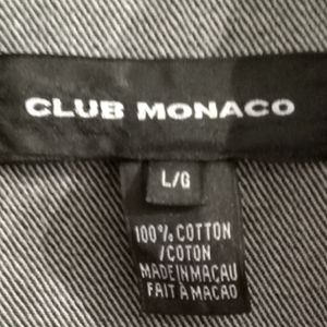 Club Monaco Black Jean Jacket